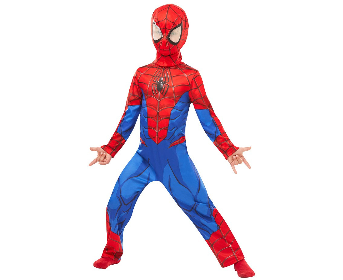 The role play-set for kids Spider-Man printed jumpsuit with snood for kids, size L